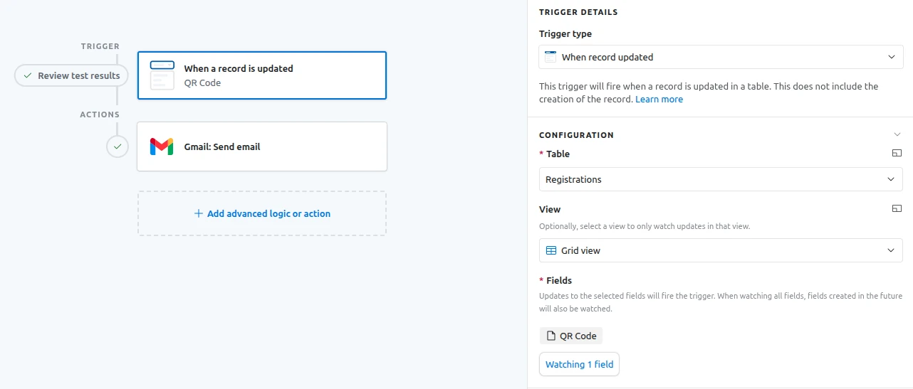 Airtable automation to send a confirmation email Airtable automation to send a confirmation email
